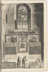 Interior of the Minor Church (plate F)