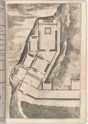 Plan of the Rooms and Church of the Sacred Monastery (plate K)