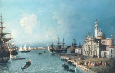 View over the Bacino di San Marco; in the Foreground San Giorgio