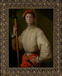 Portrait of a Halberdier (Francesco Guardi?)