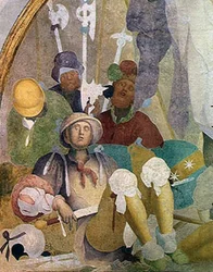 The Resurrection, lunette from the fresco cycle of the Passion, 1523-26
