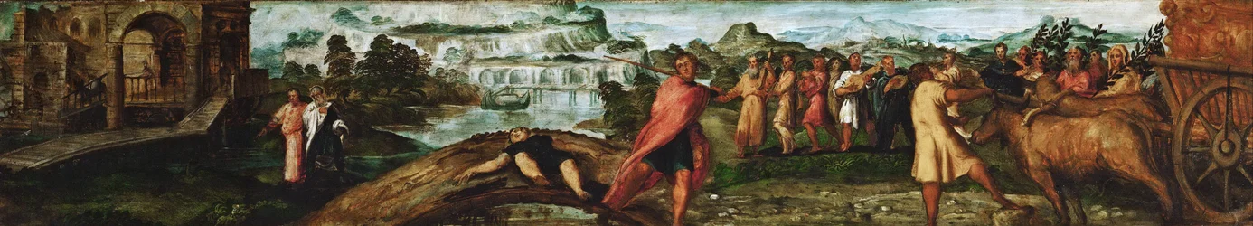 King David Bearing the Ark of the Covenant into Jerusalem
