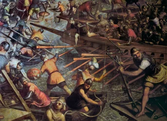 The capture of Constantinople in 1204 (Episode of the 4th crusade) (Detail)