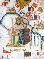 Renaissance map of Europe, Jacopo Russo (after) 1528