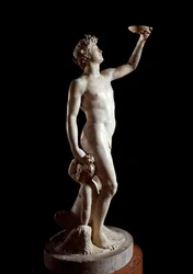Bacchus. Sculpture by Jacopo Sansovino (1510)