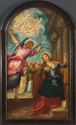 The Angel foretelling Saint Catherine of Alexandria of her martyrdom