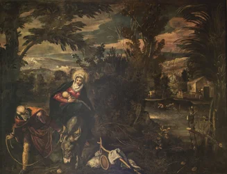 The flight into Egypt, 1582-1585