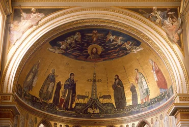 Interior view of the apse of St. John