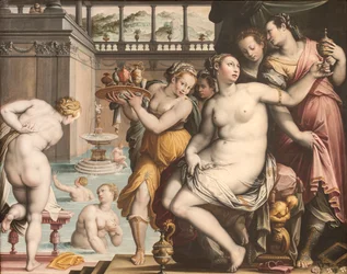Bathsheba at Her Bath, 1573-1574