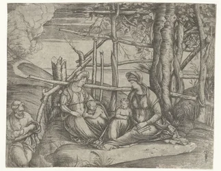 Holy Family with Elizabeth and John the Baptist