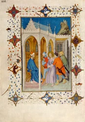 Hours of the Cross: Prime, Christ in Front of Pilate, from the 