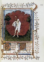 The Crowds, miniature by Jacquemart de Hesdin from Petites Heures of Jean de France, Duc de Berry, ca 1386