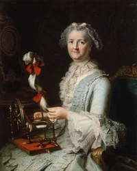 Presumed Portrait of Françoise-Marie Pouget, second wife of Chardin, c.1760