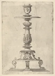 Design for a Candlestick, 1548-49