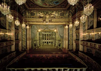 Interior of the Opera House, completed in 1770 (restored 1952-71)