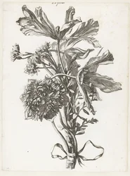 Bouquet with Wilted Tulips, Anemone, and Everlastings