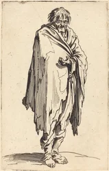 Beggar with Bare Head and Feet, c.1622