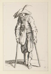 Beggar with a Wooden Leg, from The Beggars