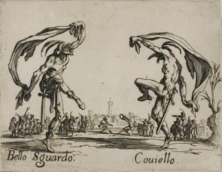 Bello Sguardo - Coviello, plate 18 from Balli di Sfessania