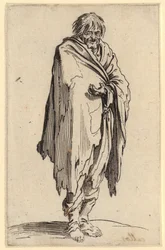 Beggar with Bare Feet, Plate 12 from the Series “The Beggars”