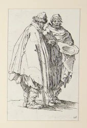 Blind man and his companion, from The Beggars