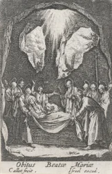Burial of the Virgin, No. 12 from The Life of the Virgin