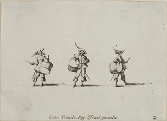 Drill with Drums, plate two from The Military Exercises