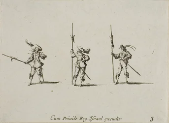 Drill with Halberds, plate three from The Military Exercises