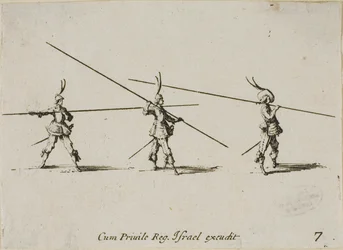 Drill with the Musket, plate seven from The Military Exercises