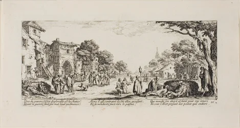 Dying Soldiers by the Roadside, plate sixteen from The Miseries of War