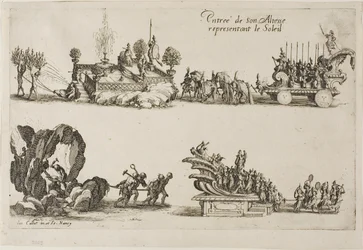 Entry of His Highness, Representing the Sun, from The Combat at the Barrier