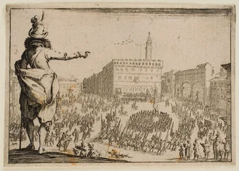 Festival on the Piazza della Signoria in Florence, from “The Caprices” (Florence Edition)