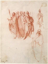 Figure Studies [recto]; Figure Sketches [verso]