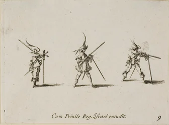 Firing the Musket, plate nine from The Military Exercises