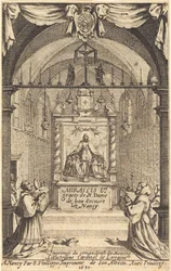 Frontispiece for the Miracles and Graces of Our Lady of "Bon-Secours-les-Nancy"