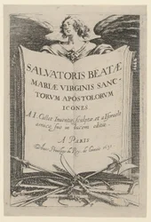 Frontispiece, Plate 1 of the Series "Jesus, the Twelve Apostles and Mary"