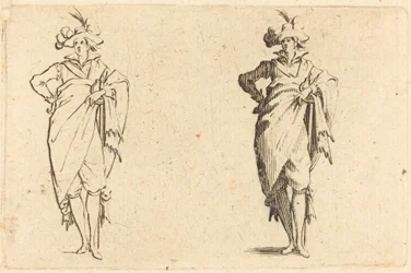 Gentleman Viewed from the Front with Hand on Hip