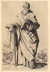 The Virgin Mary, plate 3 from the series "Jesus, the Twelve Apostles and Mary"