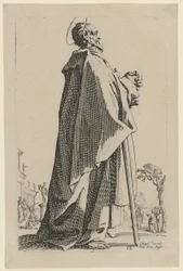 Saint Matthew, Plate 15 of the Series "Jesus, the Twelve Apostles and Mary"