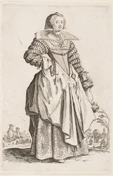 Lady in a Wide Collar, from the series “The Nobility of Lorraine”