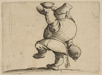 The Drinker Seen from Behind, from Varie Figure Gobbi, suite
