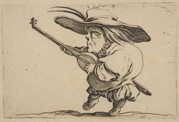 The Lute Player (Le Joeuer de Luth) from Varie Figure Gobbi