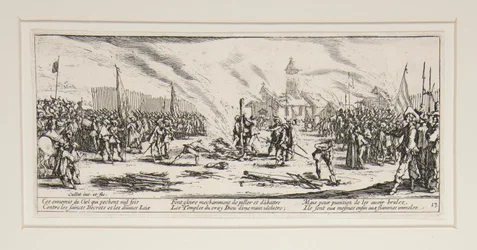 The Great Miseries of War: No. 13 - The Pyre