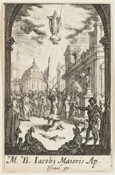 Martyrdom of Saint John, the Major, plate four from The Martyrdoms of the Apostles