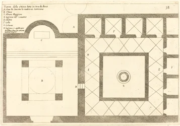 Plan of the Church near the House of Annas, 1619