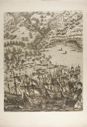 Plate Five from The Siege of La Rochelle