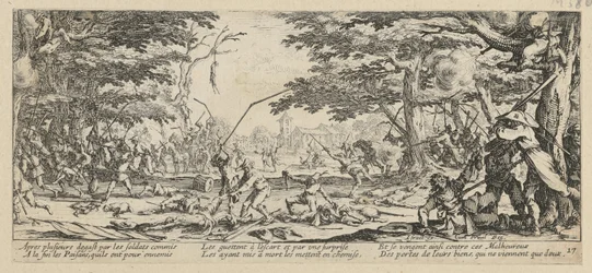 Revenge of the Peasants, plate 17 from the series “Miseries of War”