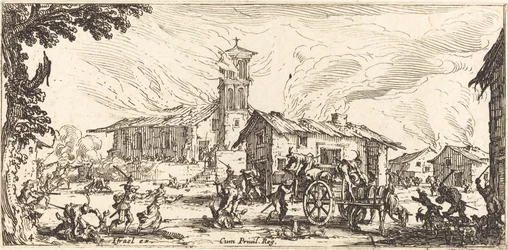 Ravaging and Burning a Village