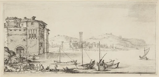 Ships Being Loaded, from the series Diverse Vedute Designate in Fiorenza (Diverse Landscapes Designed in Florence)