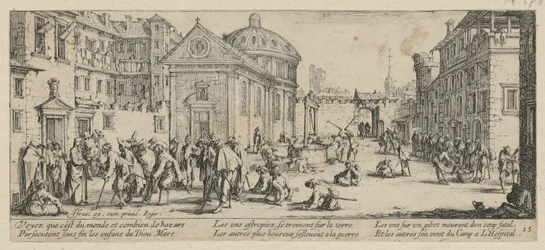 Hospital, Plate 15 from the Series "Horrors of War"